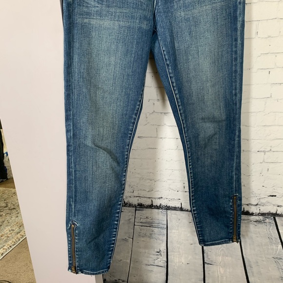 Madewell Skinny Zip Ankle Jeans - Picture 4 of 9